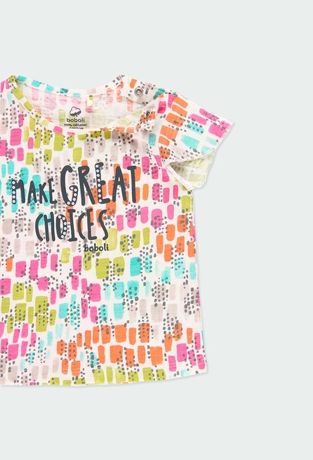 Knit t-Shirt for baby girl - organic_4