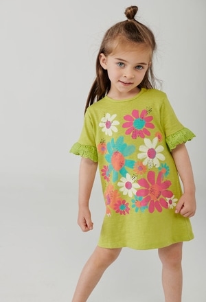 Knit dress for baby girl - organic_1