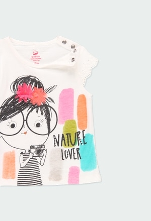 Knit t-Shirt for baby girl - organic_3