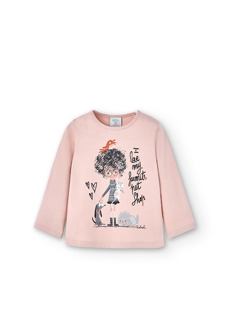 T-Shirt tricot pour bébé fille_1