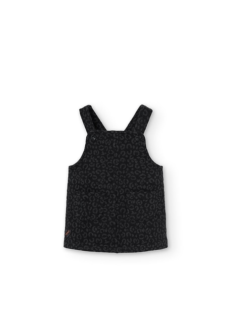 Pinafore dress knit jacquard for baby girl_1
