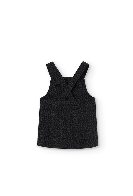 Pinafore dress knit jacquard for baby girl_2