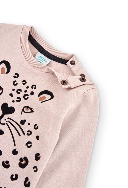 Fleece sweatshirt for baby girl_3