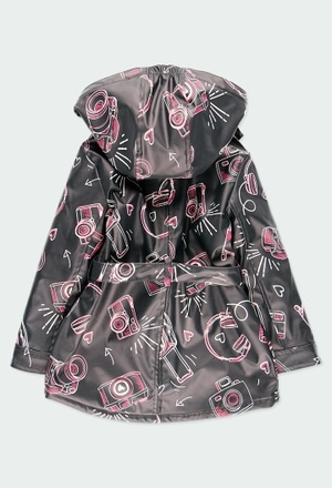 Hooded raincoat for girl_2