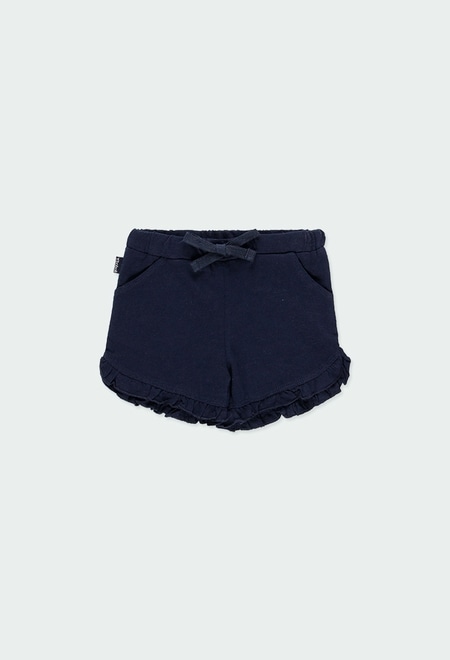Knit shorts basic for baby girl_1