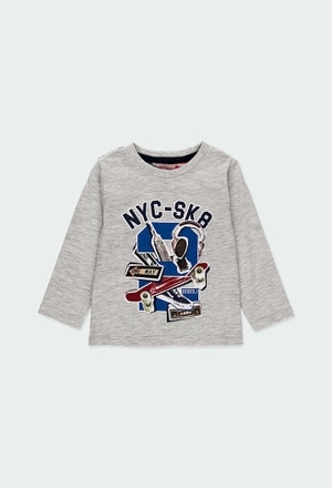Knit t-Shirt "new york" for baby boy_1