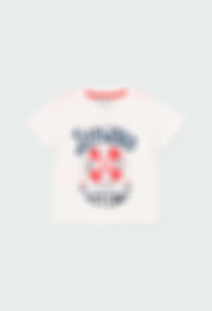 Camiseta malha "sea world" para o bebé menino