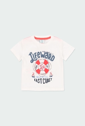 Camiseta malha "sea world" para o bebé menino_1