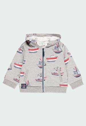Fleece jacket "boats" for baby boy_2