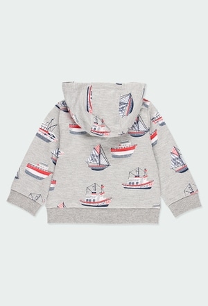 Fleece jacket "boats" for baby boy_3