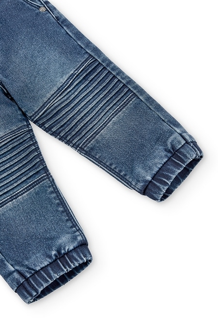 Stretch denim trousers for baby_4