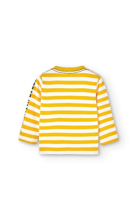 T-Shirt tricot à rayures pour bébé garçon_2