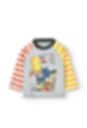 T-Shirt tricot combiné pour bébé garçon