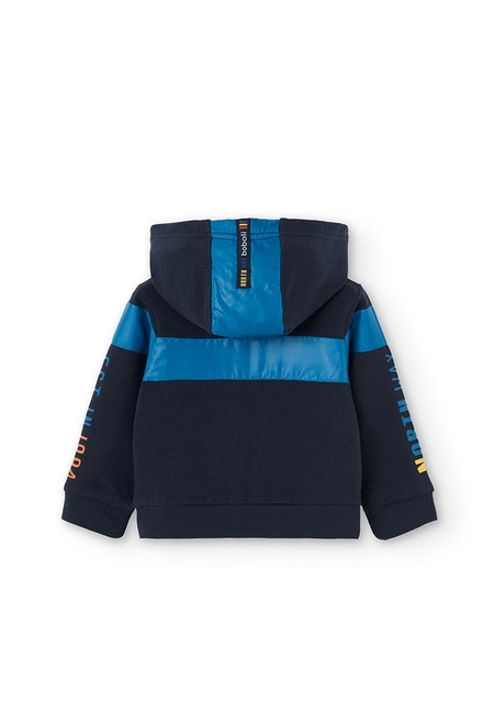 Fleece jacket combined for baby boy_3