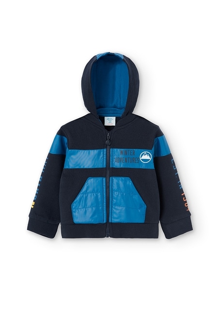 Fleece jacket combined for baby boy_6