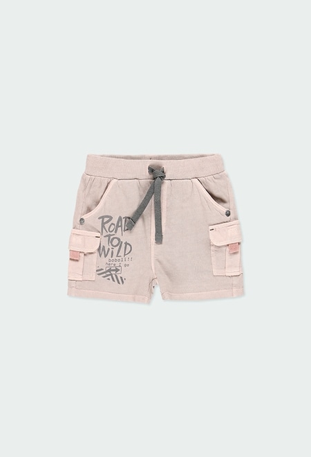 Knit bermuda shorts for baby_1