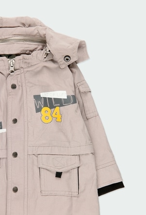 Technical fabric parka for baby boy_3