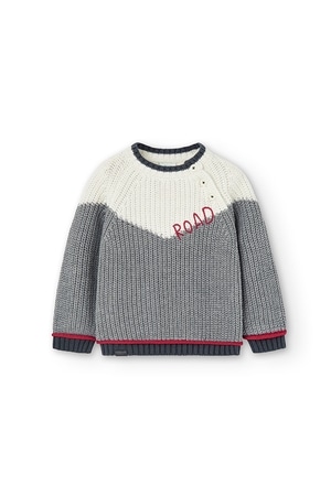 Pullover tricot para o bebé menino_1