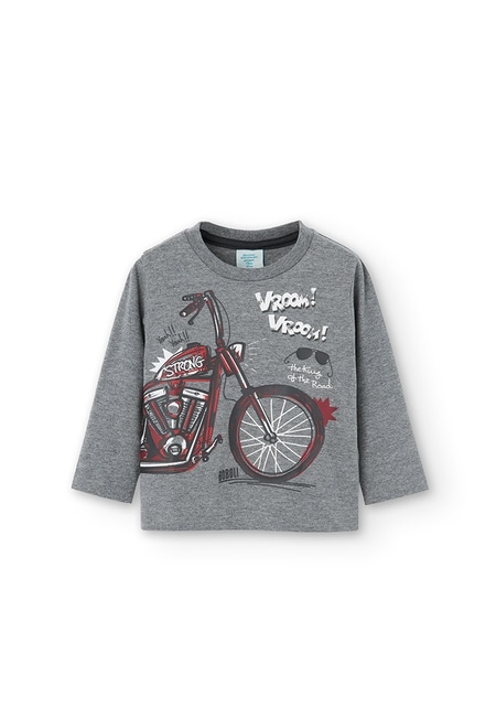 Knit t-Shirt "motorcycle" for baby boy_2