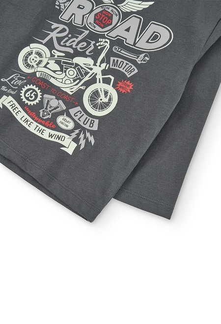 T-Shirt tricot "motorcycle" pour bébé garçon_4