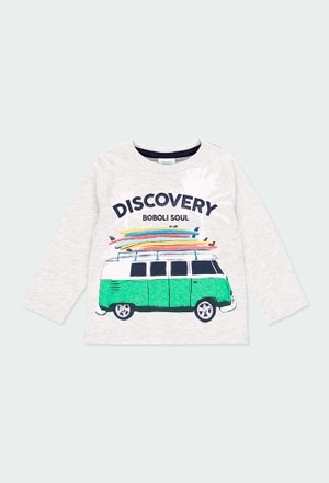 Camiseta punto "discovery" de bebé niño_1