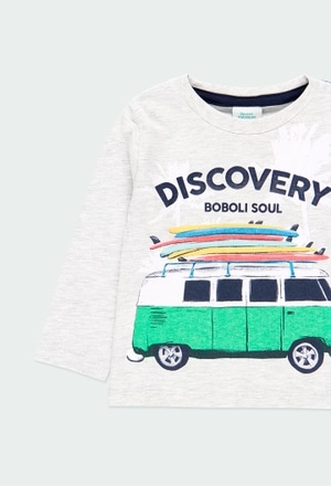 Camiseta punto "discovery" de bebé niño_3