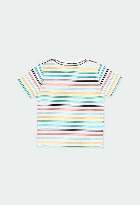 Knit t-Shirt striped for boy_2