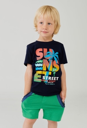 Knit t-Shirt "california" for baby boy_1