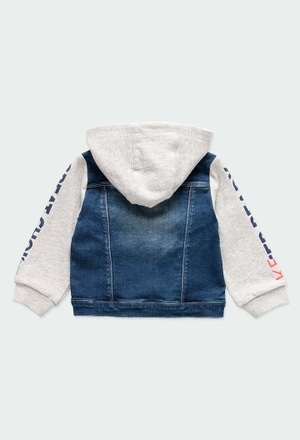 Fleece jacket combined for baby boy_2