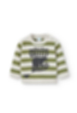 Knitwear pullover striped for baby boy