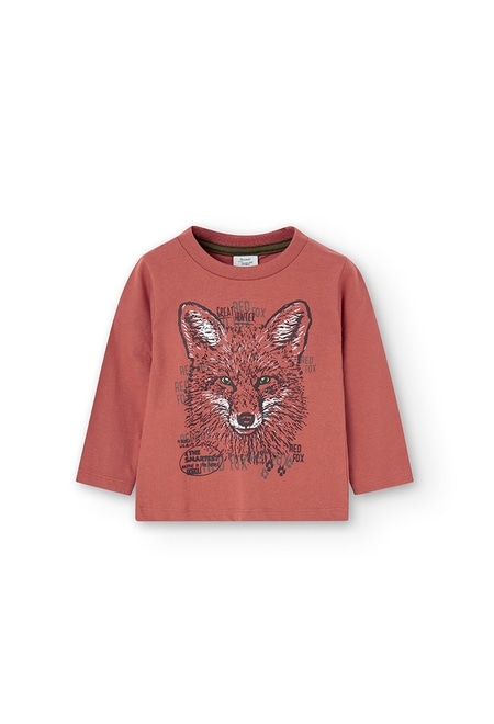 Knit t-Shirt "fox" for baby boy_2