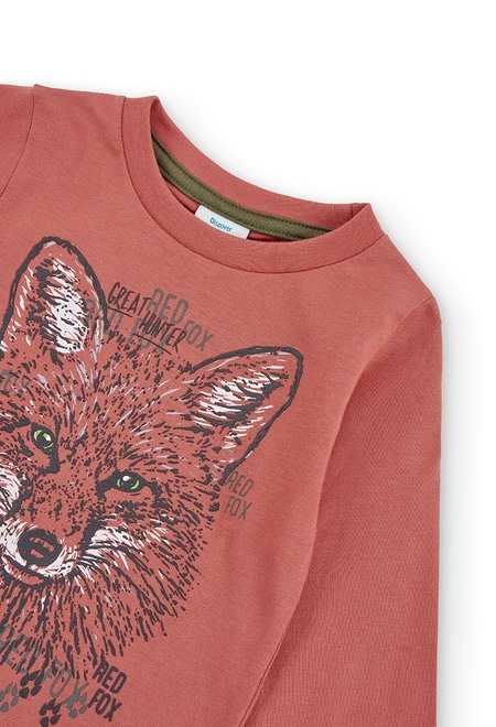 Knit t-Shirt "fox" for baby boy_4