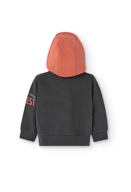 Fleece with hood sweatshirt for baby boy_6