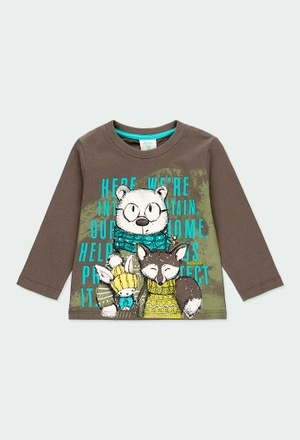 T-Shirt tricot "animaux" pour bébé garçon_1