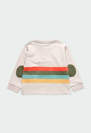 Fleece sweatshirt flame for baby boy_3