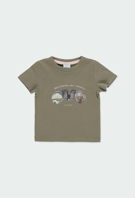 Knit t-Shirt "binoculars" for baby_1