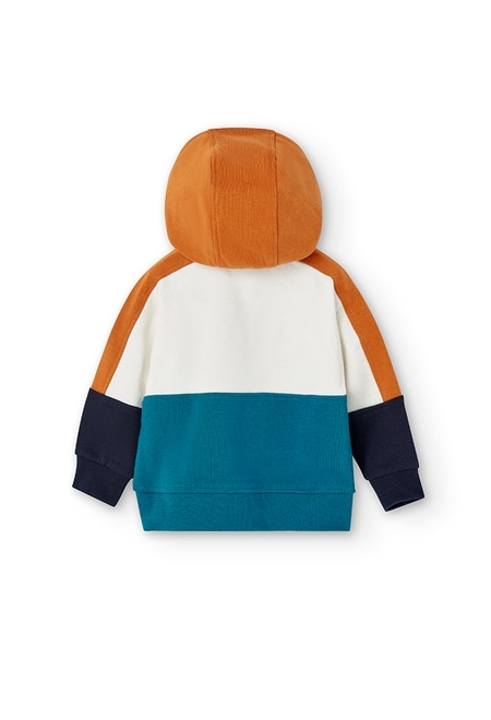 Sweatshirt felpa com capuz para o bebé menino_7
