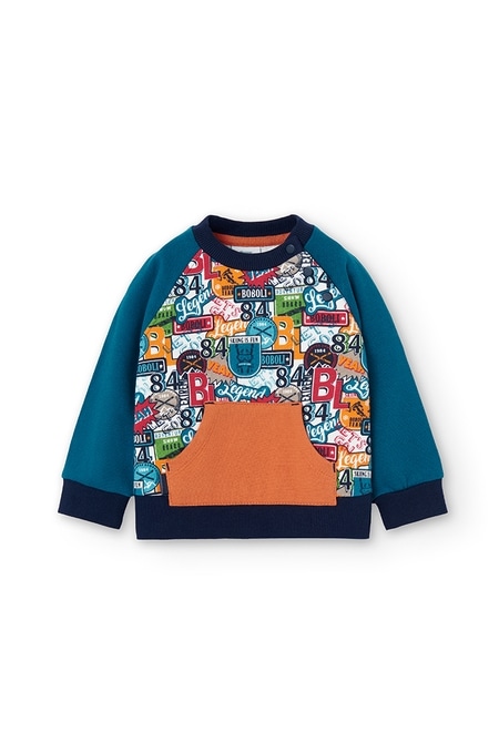 Fleece sweatshirt for baby boy_1
