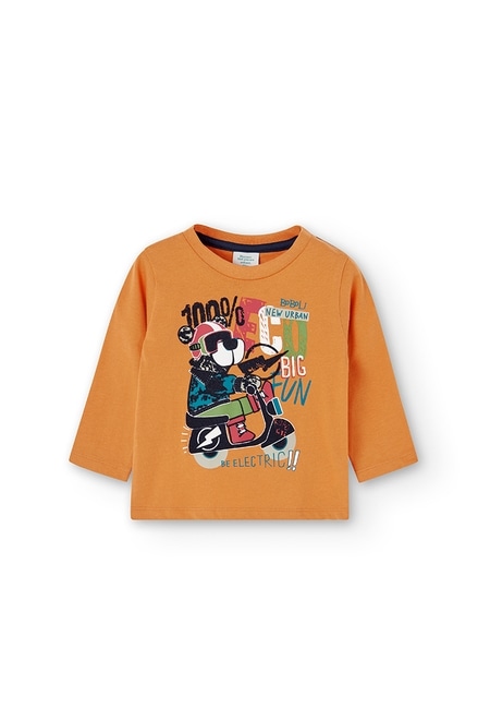 Knit t-Shirt "fun" for baby boy_1