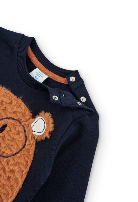 Fleece sweatshirt "bear" for baby boy_4