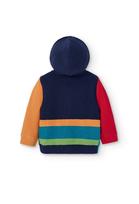 Knitwear hooded jacket for baby_6