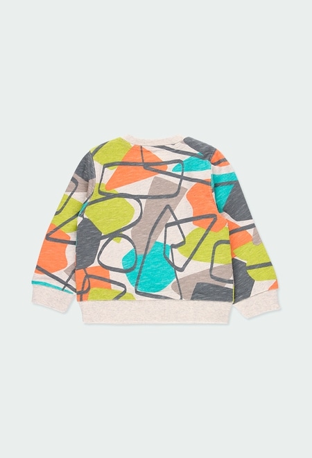Fleece sweatshirt for baby boy - organic_2