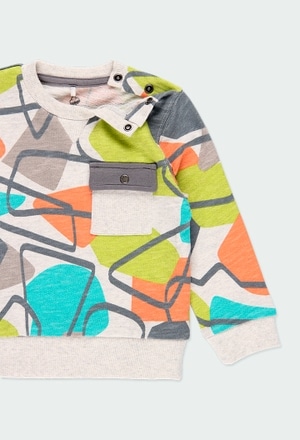 Fleece sweatshirt for baby boy - organic_3