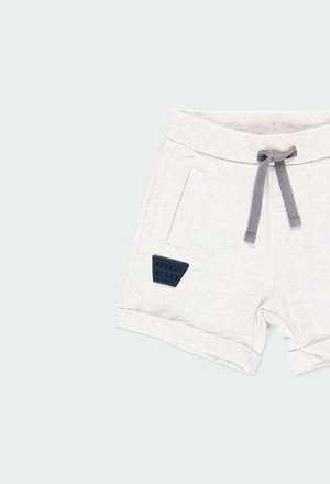 Fleece bermuda shorts for baby - organic_4