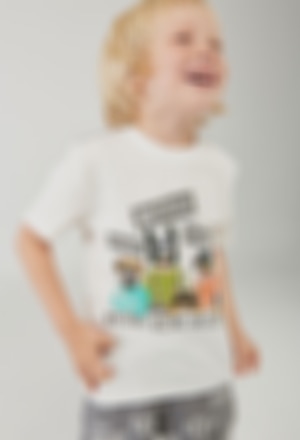 Knit t-Shirt for baby boy - organic