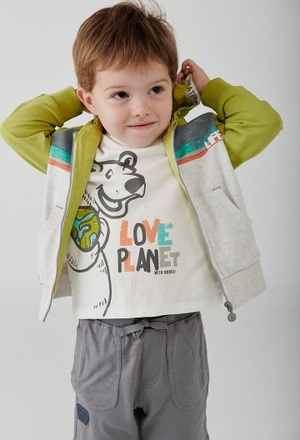 Fleece jacket for baby - organic_1