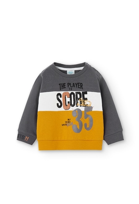 Fleece sweatshirt for baby boy_1