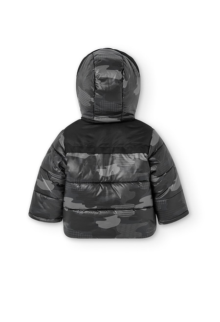 Technical fabric parka for baby boy_7