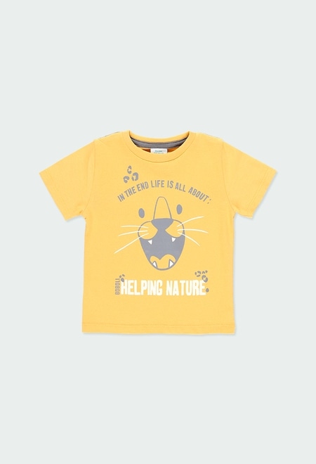 Camiseta malha basic para o bebé menino_1
