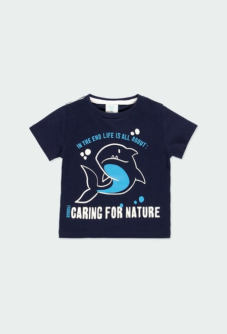 T-Shirt gestrickt basic für baby junge_1